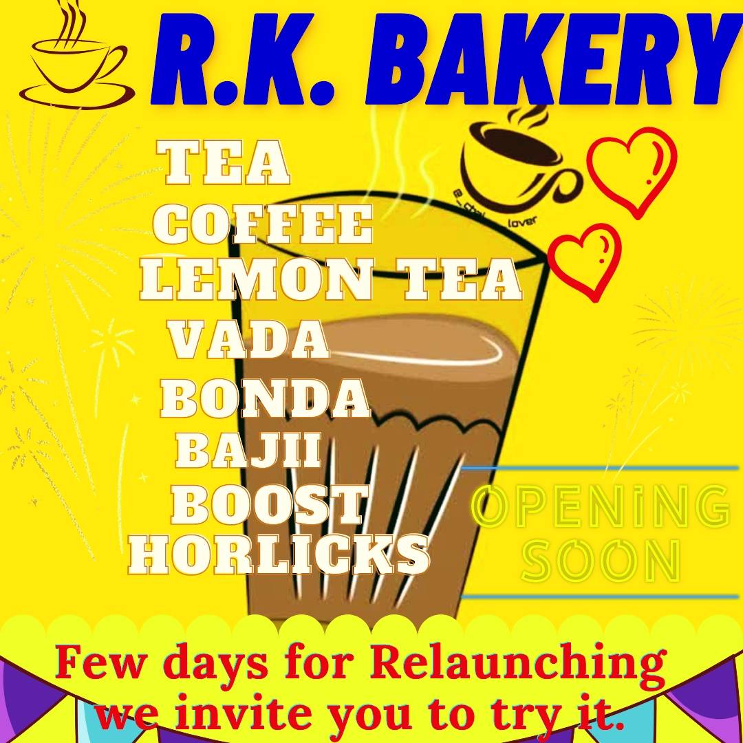 R.K BAKERY menu