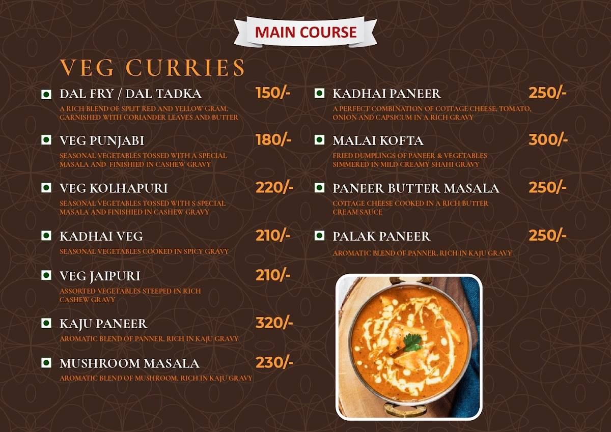 RB Restaurant Korutla menu