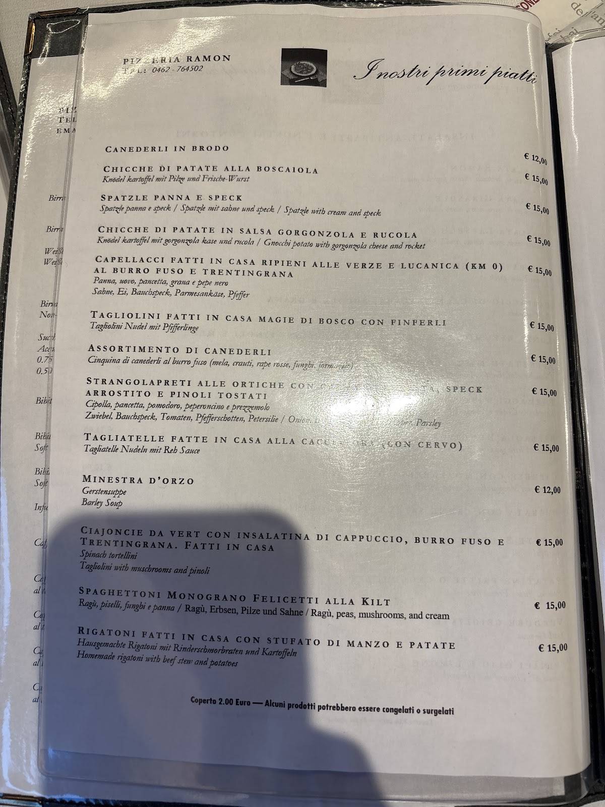 Menu di Ramon 