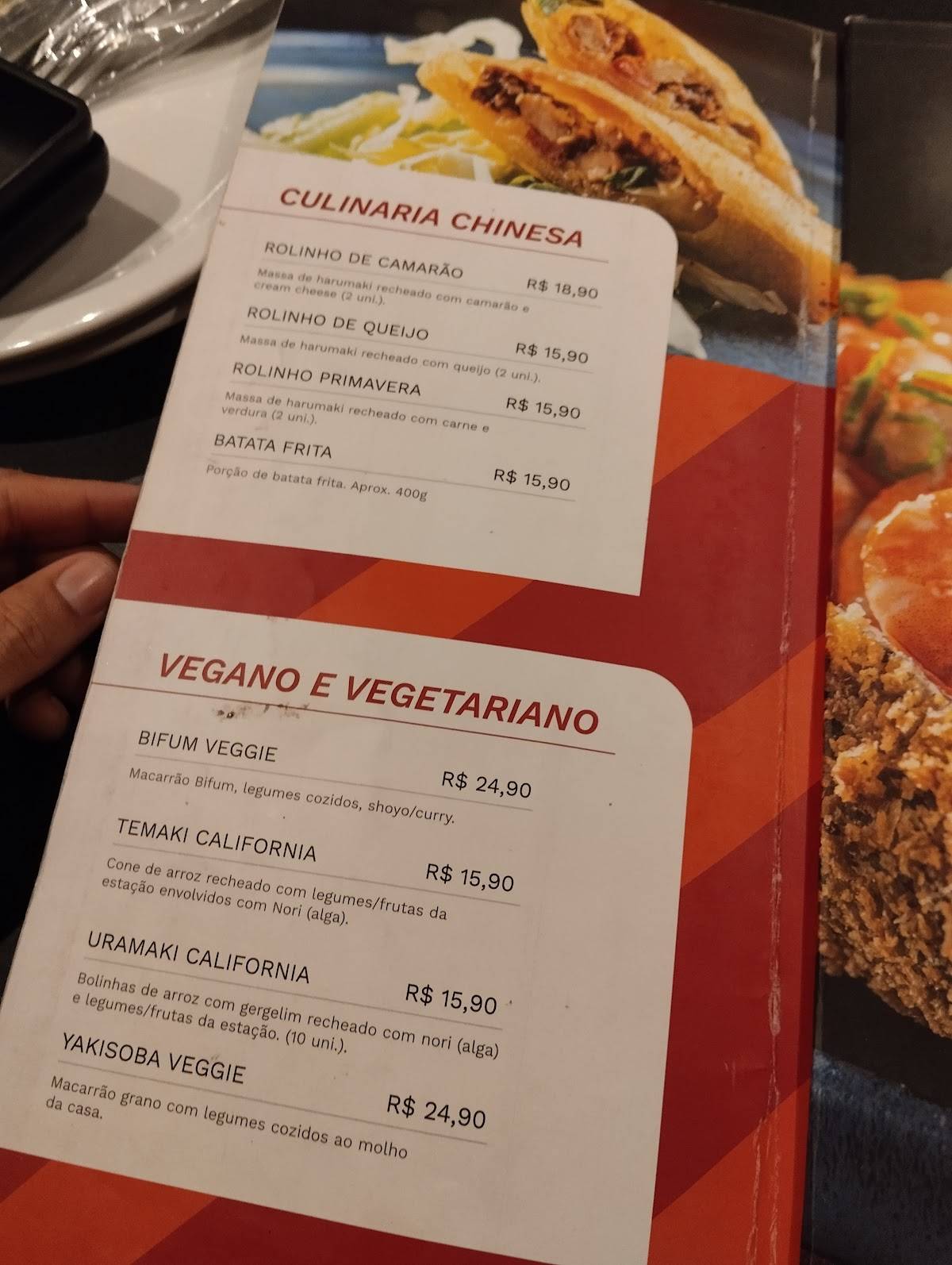 Kanpai Sushi Lounge cardápio