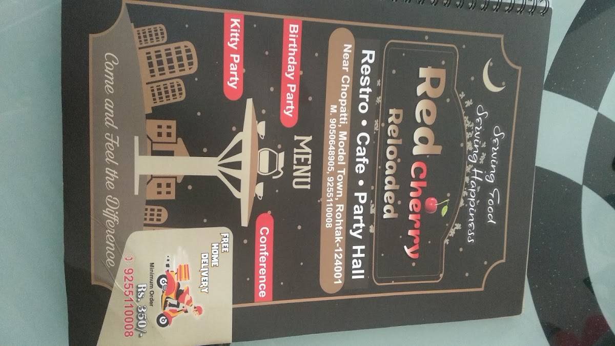 Red Cherry Reloaded menu