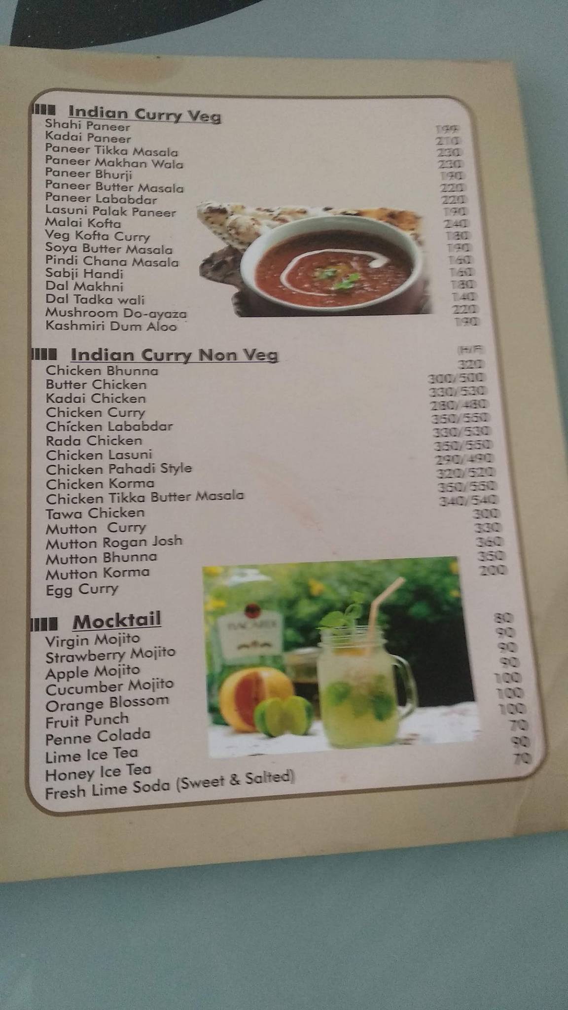 Red Cherry Reloaded menu