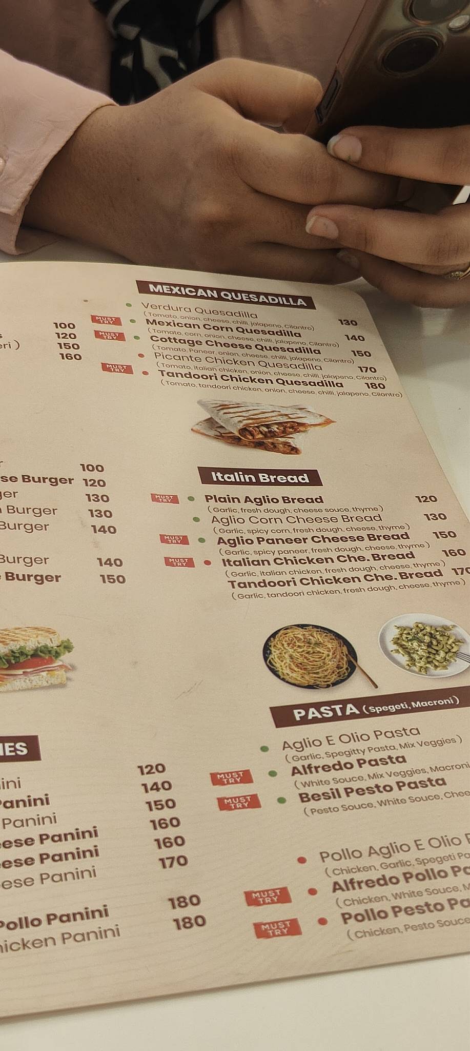 Redeye Cafe menu