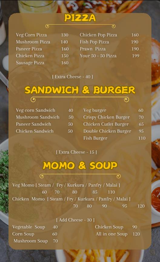 Relish menu