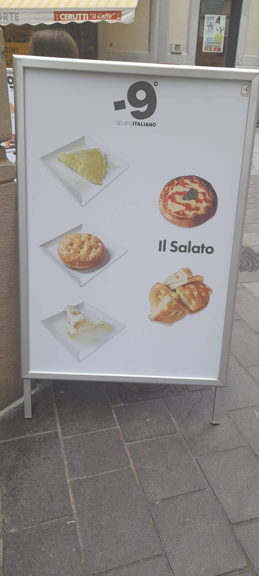 Menu di -9 Gelato Italiano 