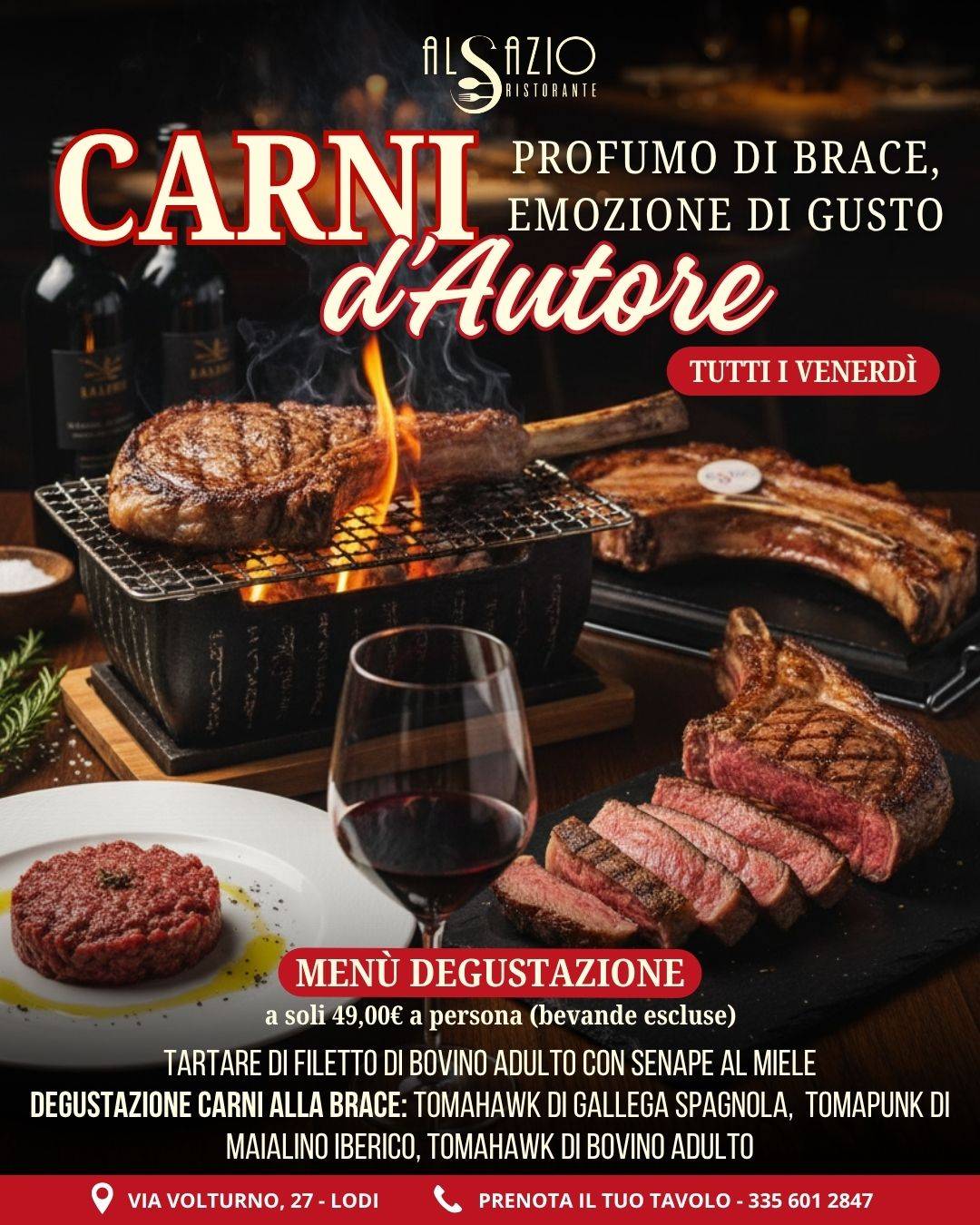 Menu di AL SAZIO Ristorante 