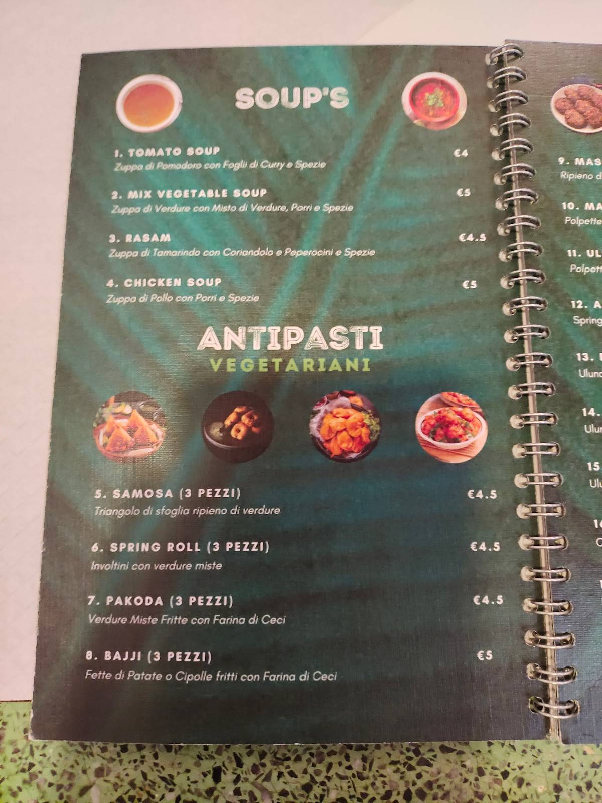 Menu di Abinaya 