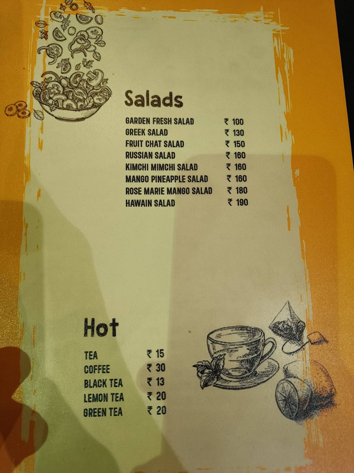 Albaik restaurant (non veg/veg) menu