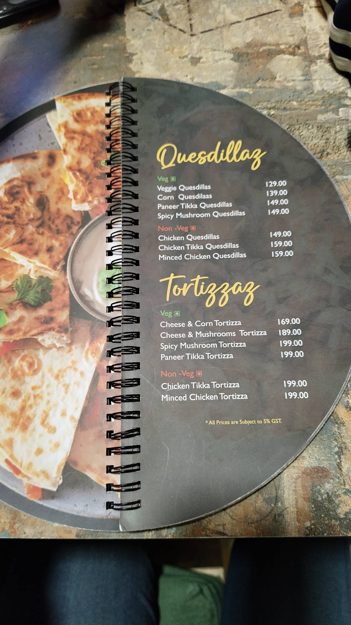 American Pizzaz & Fried Chicken menu