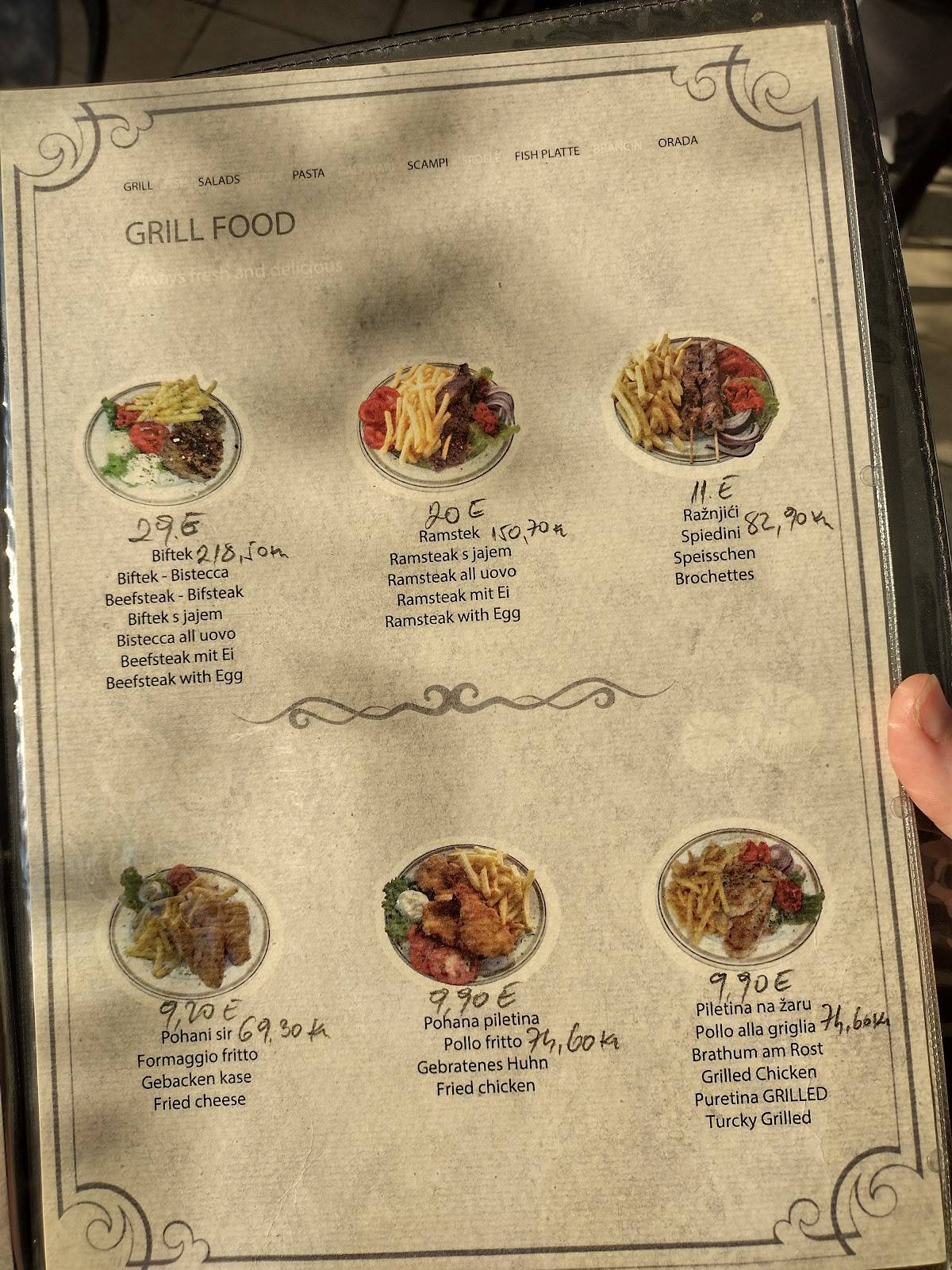 Menu di Restaurant "Ami" 