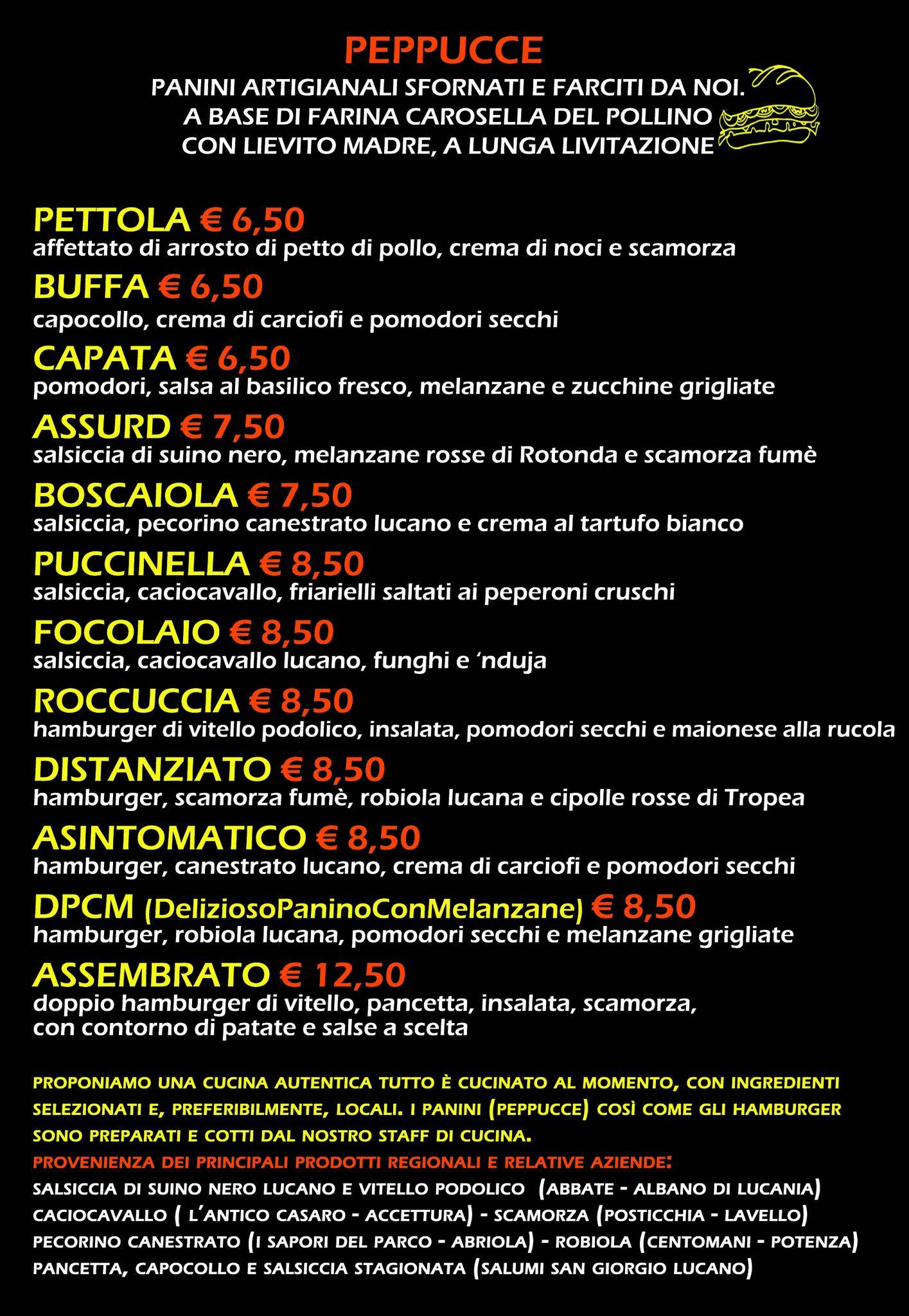 Menu di Assurd 