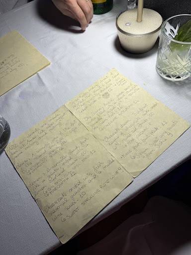 Menu de Restaurant Auras
