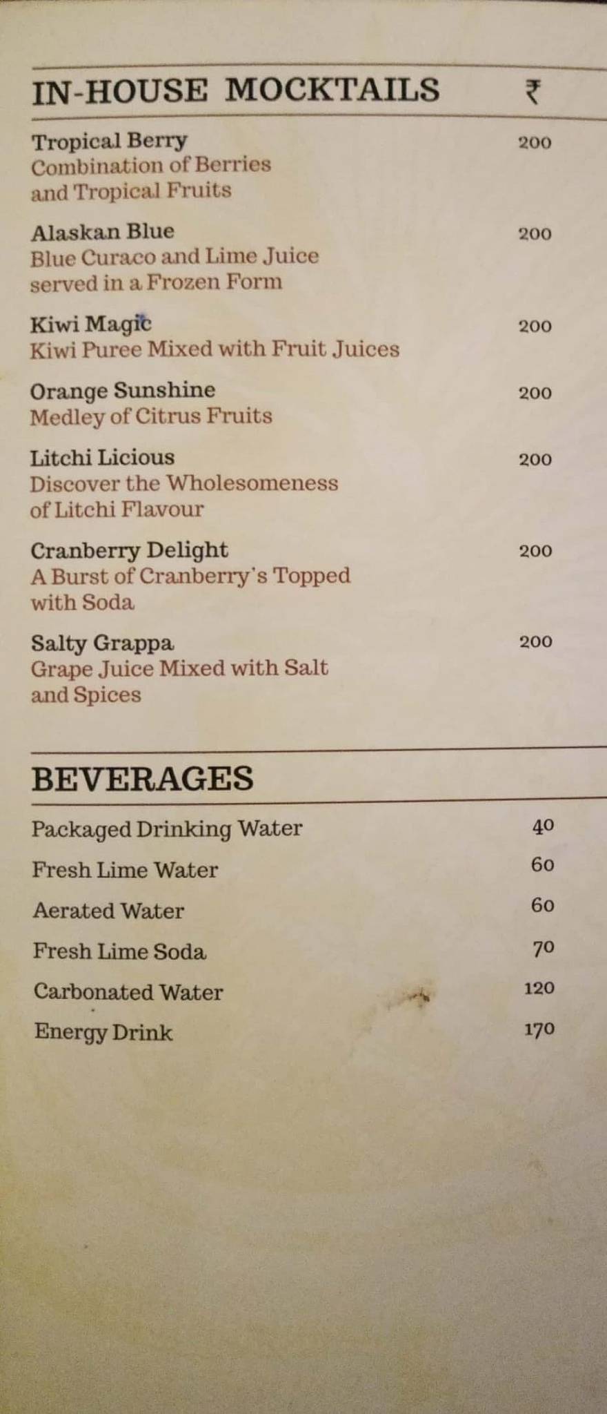 Beyond-Wine & Dine menu