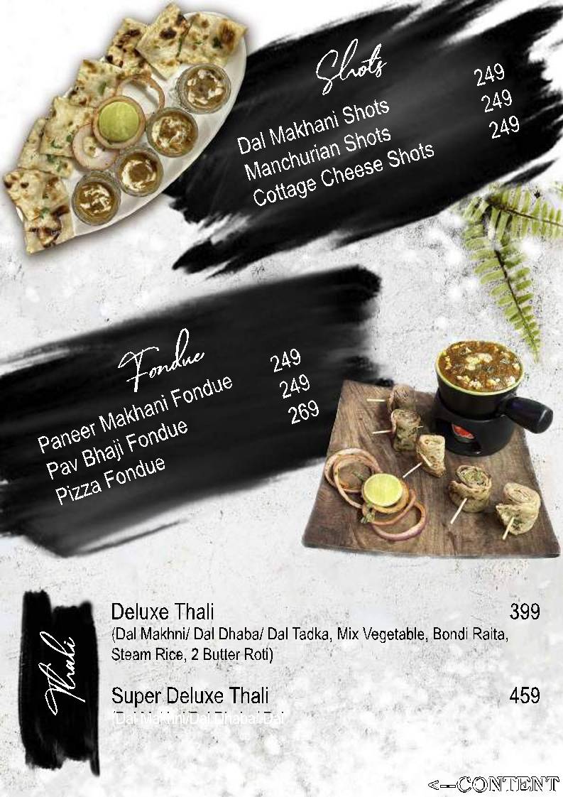 Big bites multicuisine restaurant menu