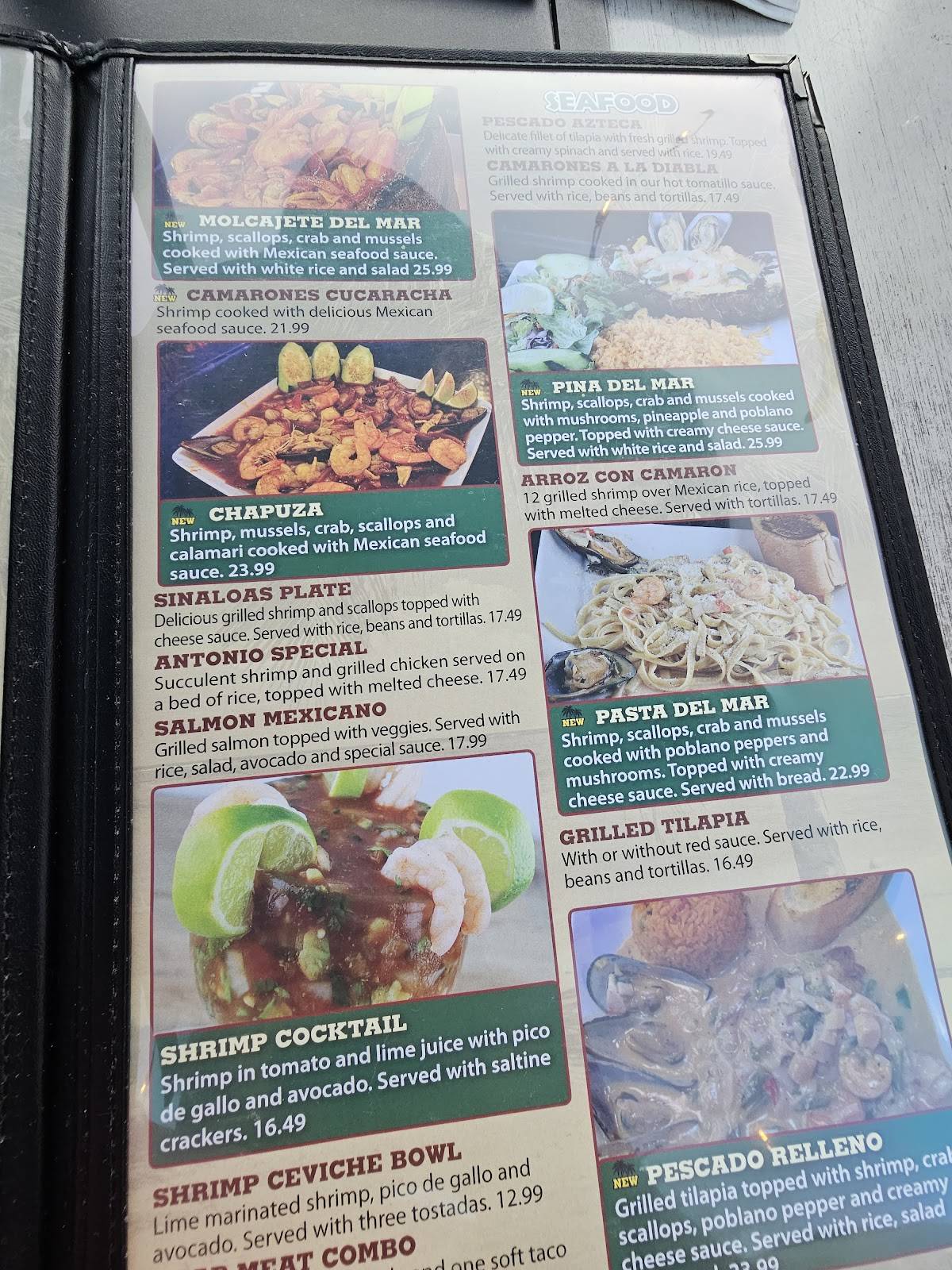 Menu at Cancun Mexican Restaurant Ottawa, Ottawa