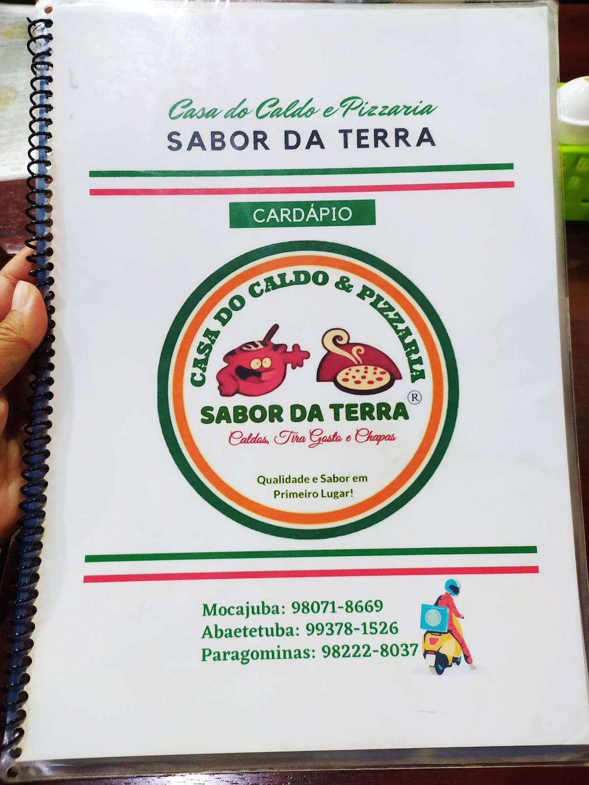 Menu em Casa do Caldo e Pizzaria Sabor da Terra, Brasil, R. João Alfredo