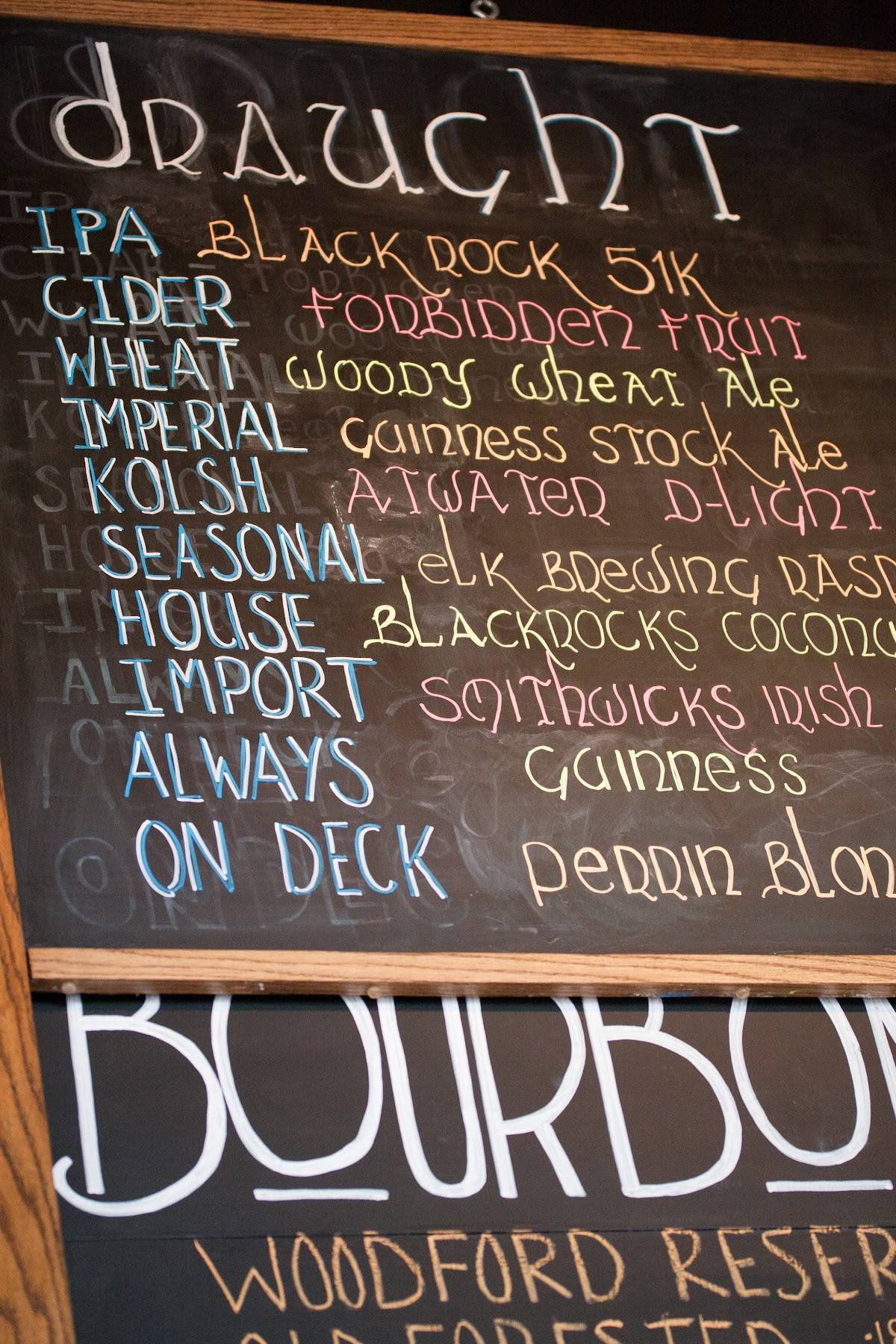 Menu at Cork & Gabel restaurant, Detroit