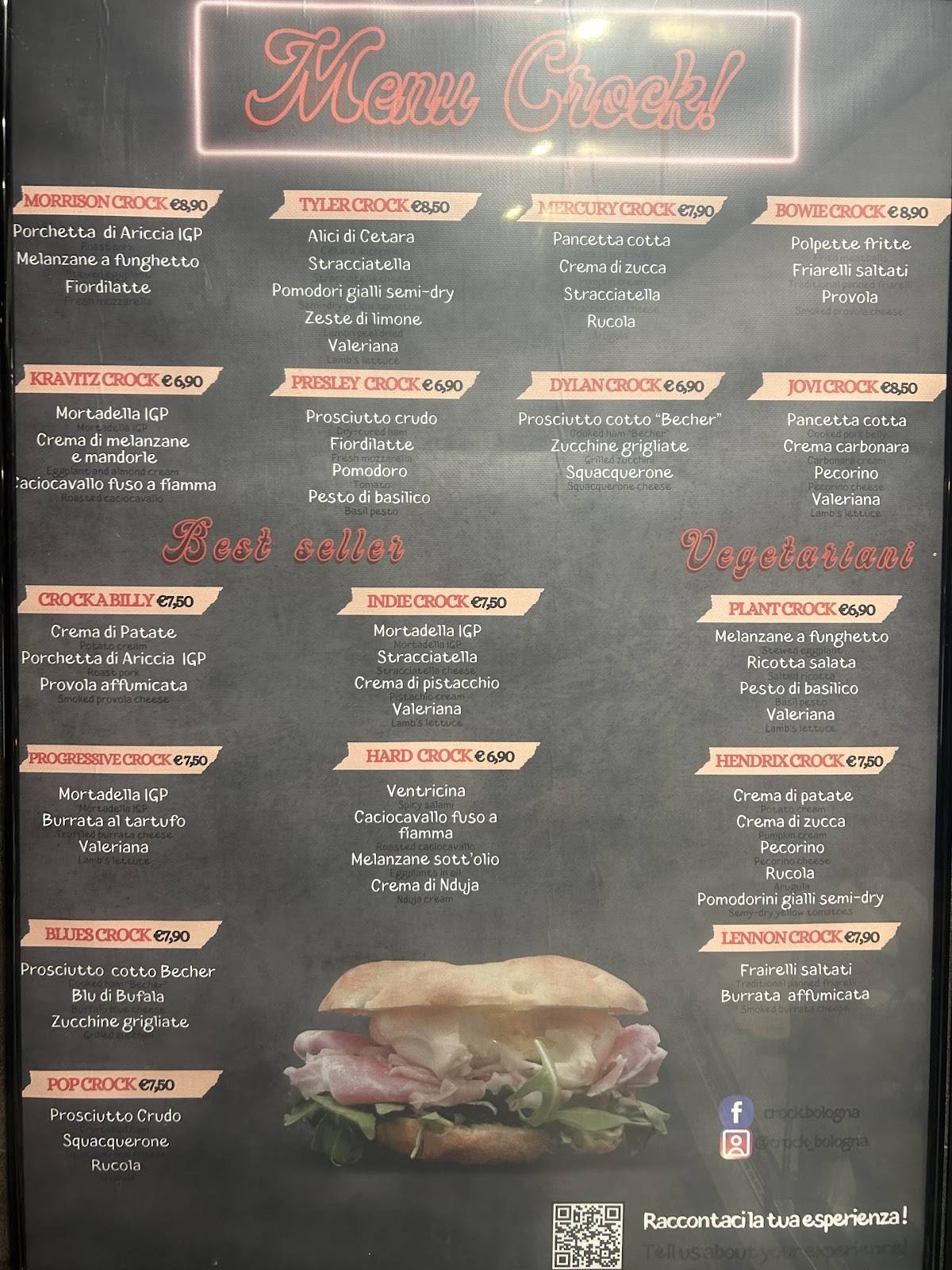 Menu di Crock! 