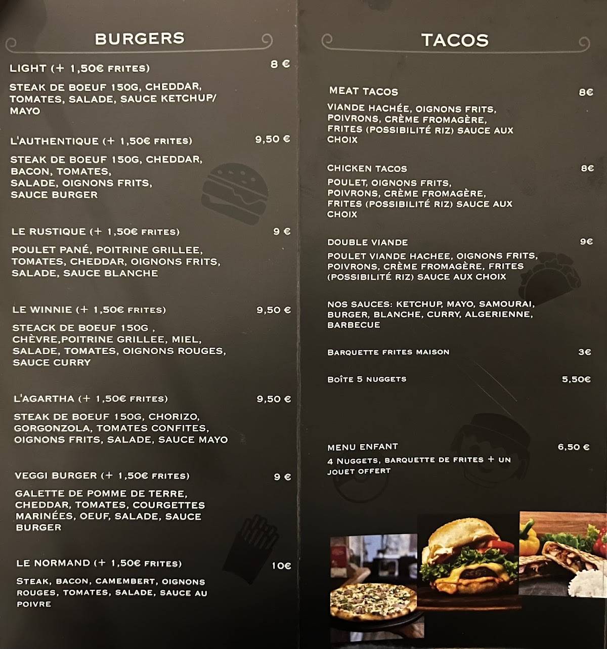 Menu de DAMARA