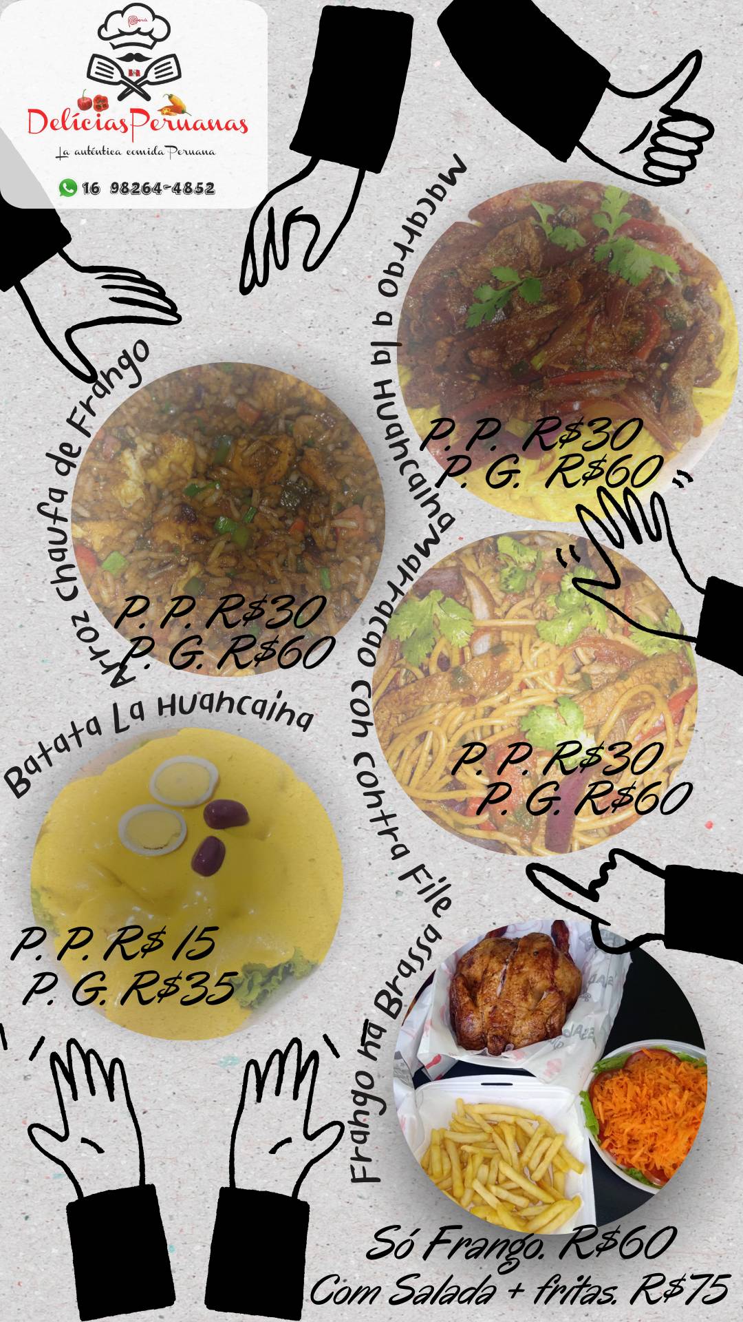 Delicias Peruanas cardápio