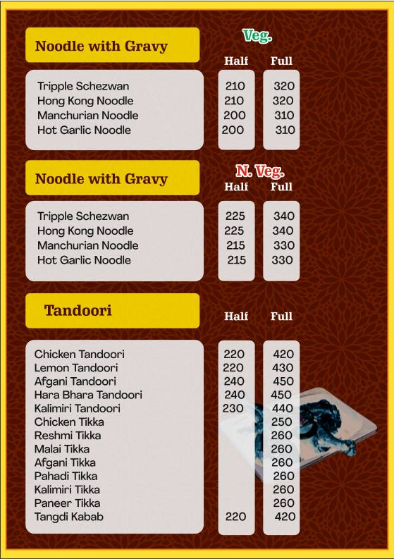 Desire Chinese Chinese Restaurant in Thane Thai Cuisine Restaurant Tandoor Biryani in Thane menu