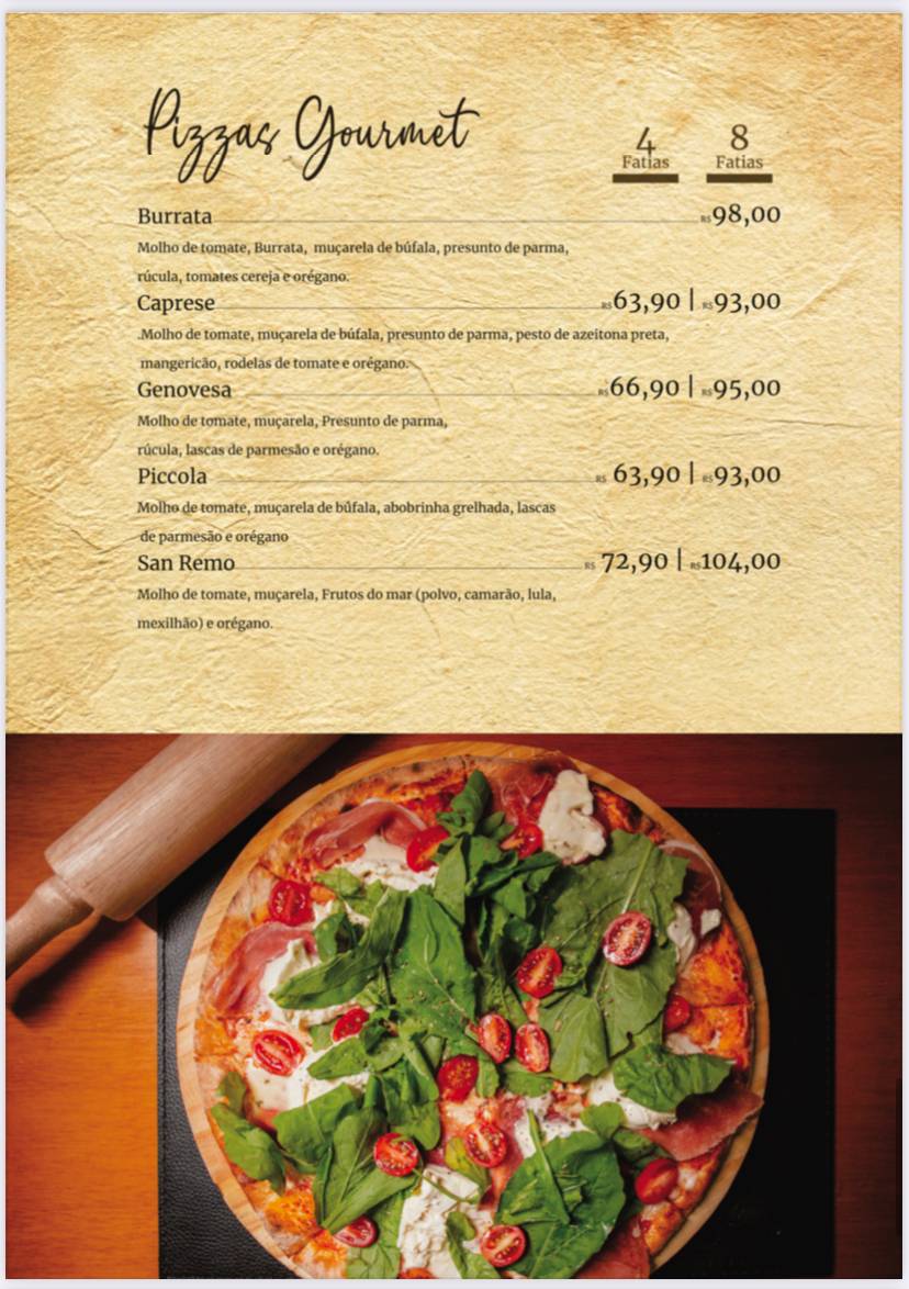 Di Bello Pizzeria cardápio