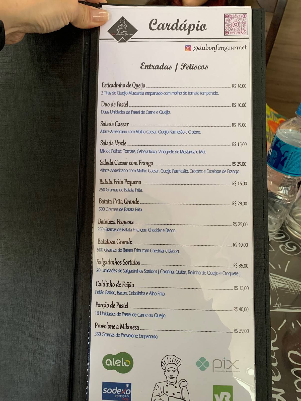 Dú Bonfim Gourmet - Tijuca Tênis Clube - Ed. Sede Segundo andar cardápio