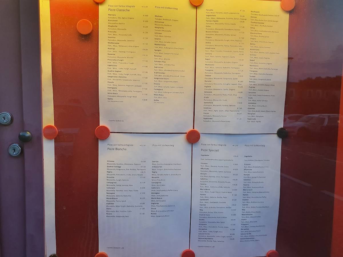 Menu di Ristorante Engelkeller 
