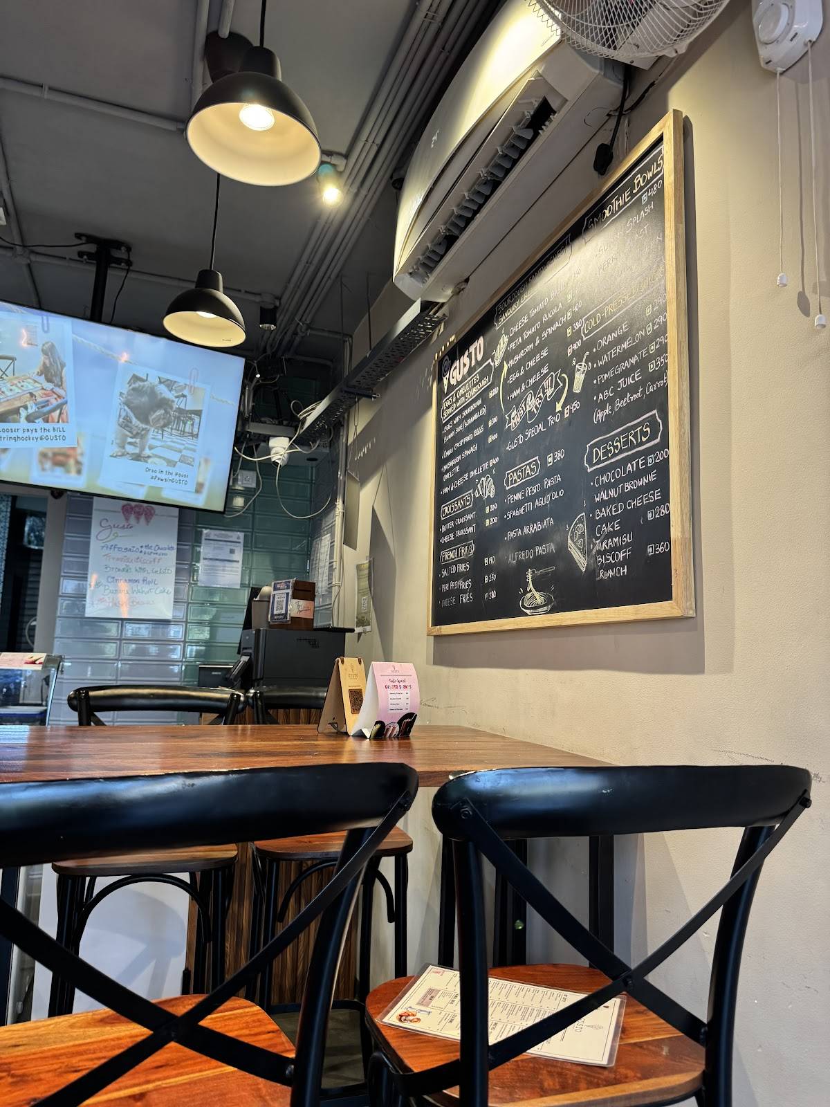 GUSTO - Gelato and Coffee Bar menu