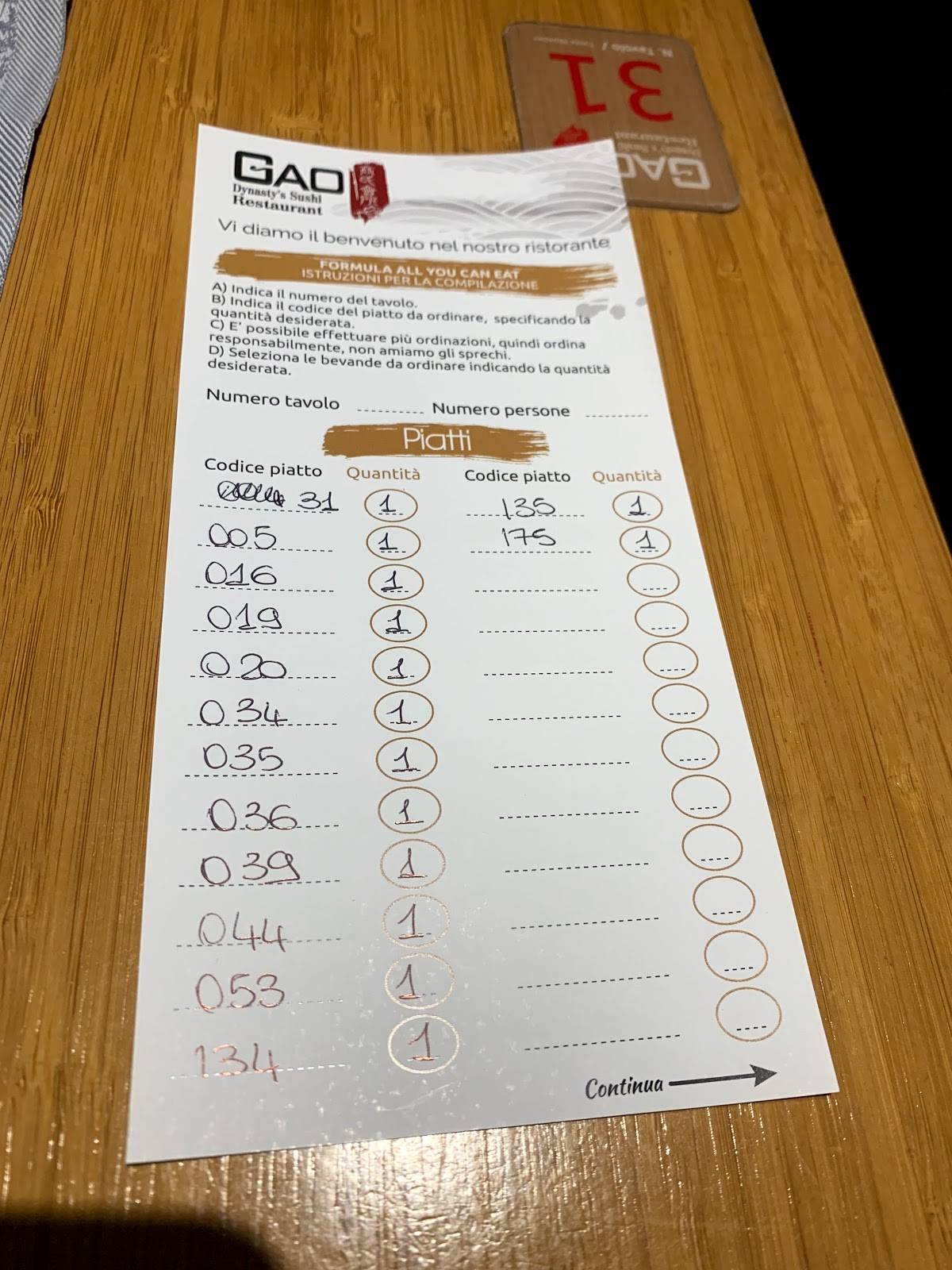 Menu di Milo Restaurant 