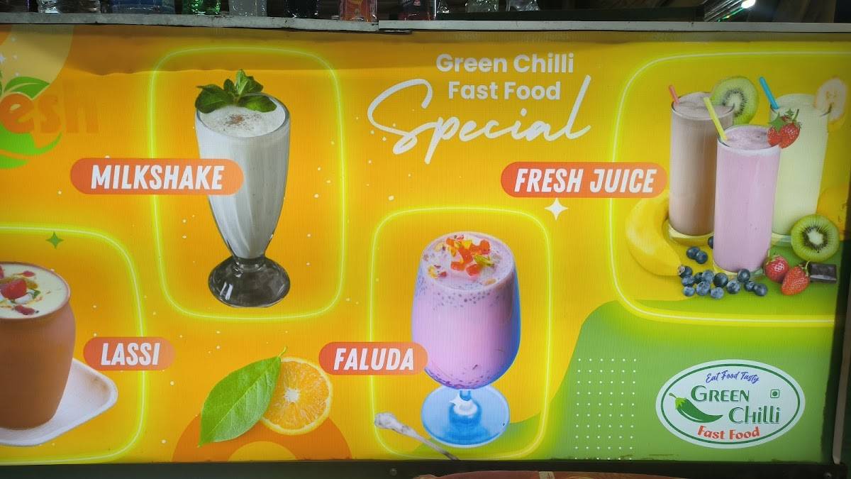 Green Chilli Fast Food (Pure Veg Restaurant) menu