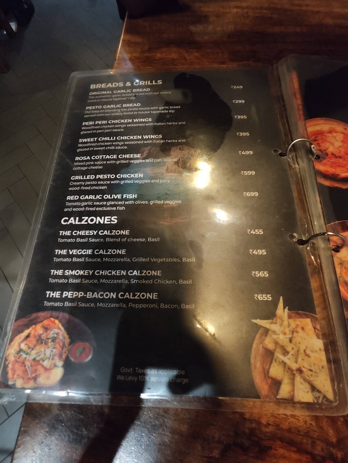 Grotto - PizzeriaCoffee Shop menu