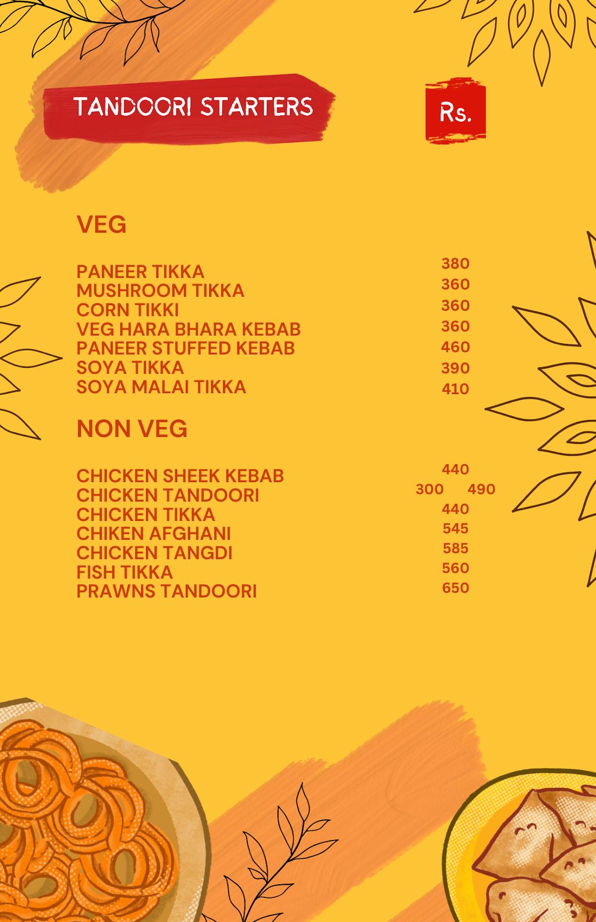 HOT GRILLS menu