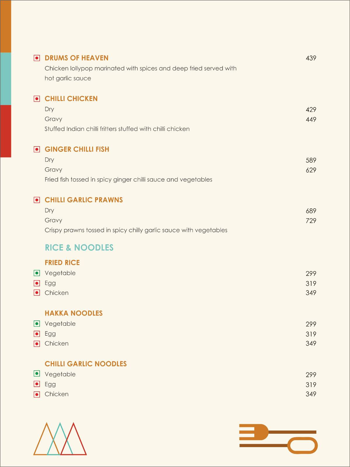 Himalayan Roots menu