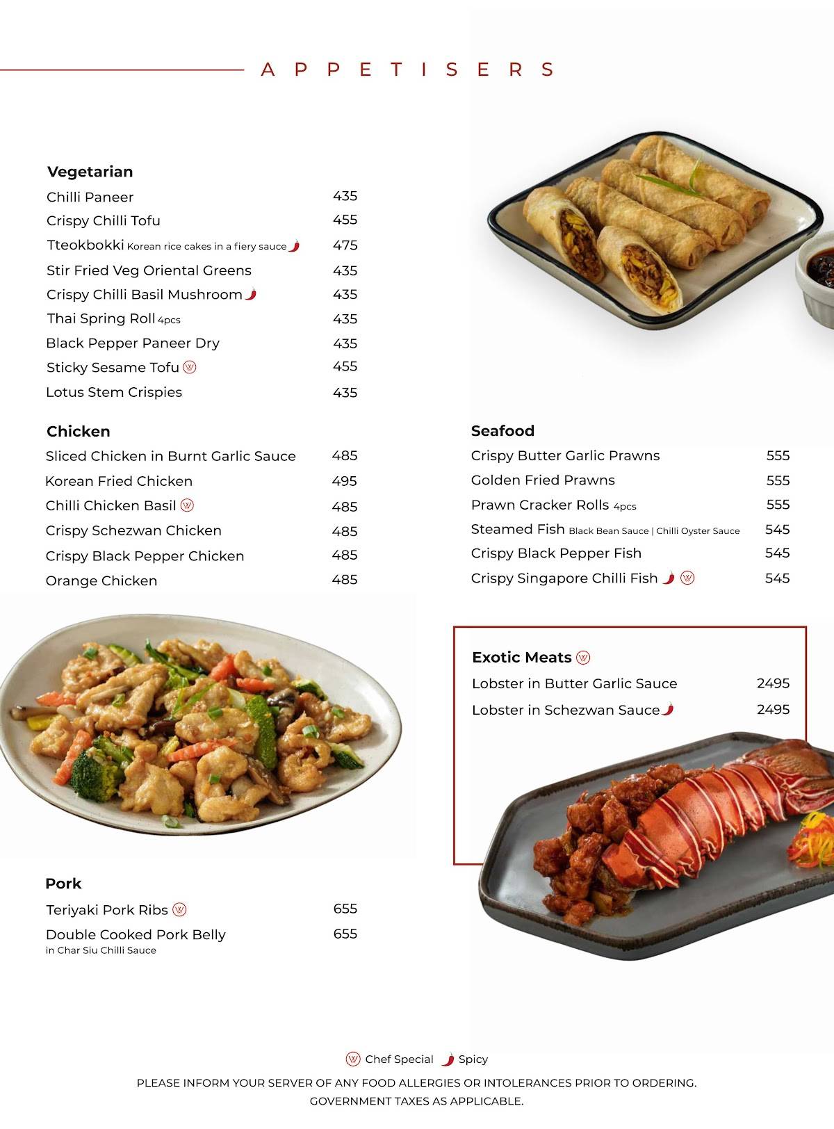 House of Wok, Mohali menu