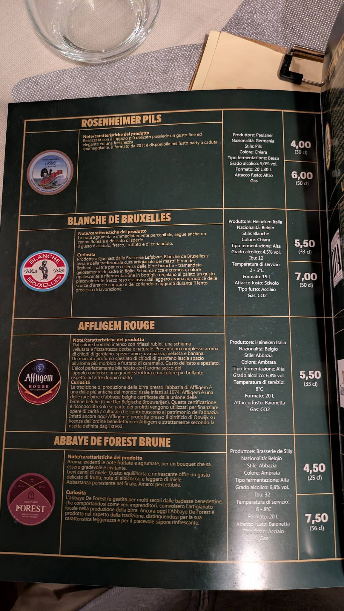 Menu di Il Cottage 