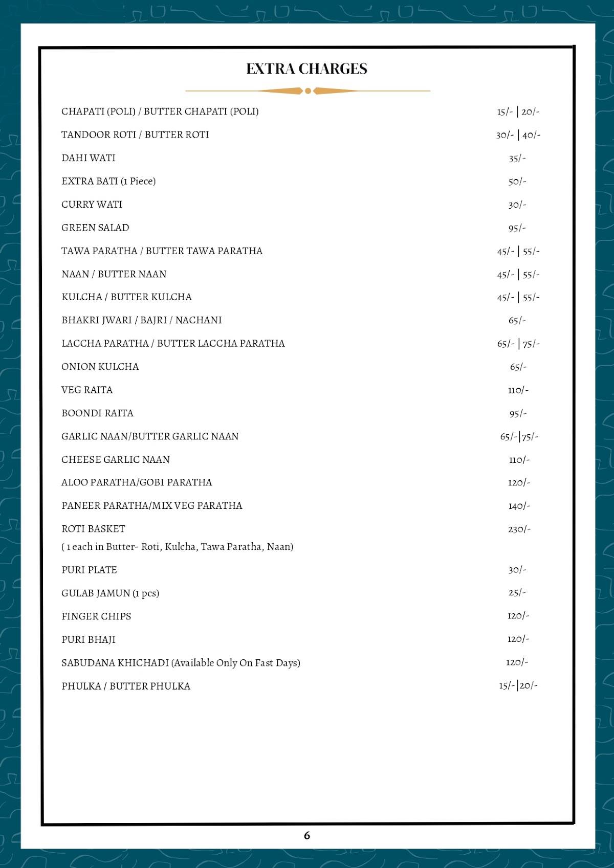 Indian Thali House (Pure Veg) CBD Belapur menu