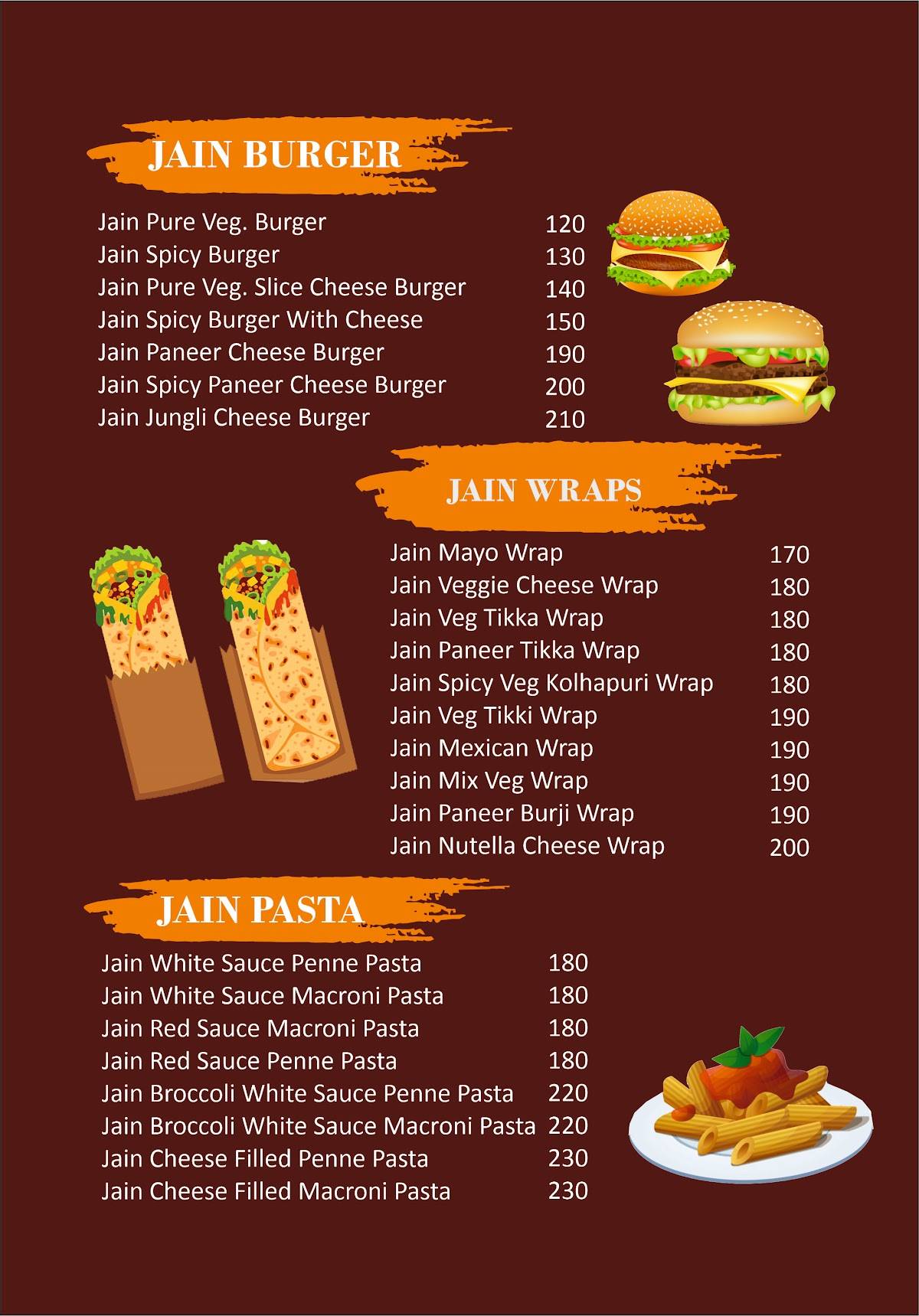 Just Bake Cake Shop & Coffee House Kolhapur menu
