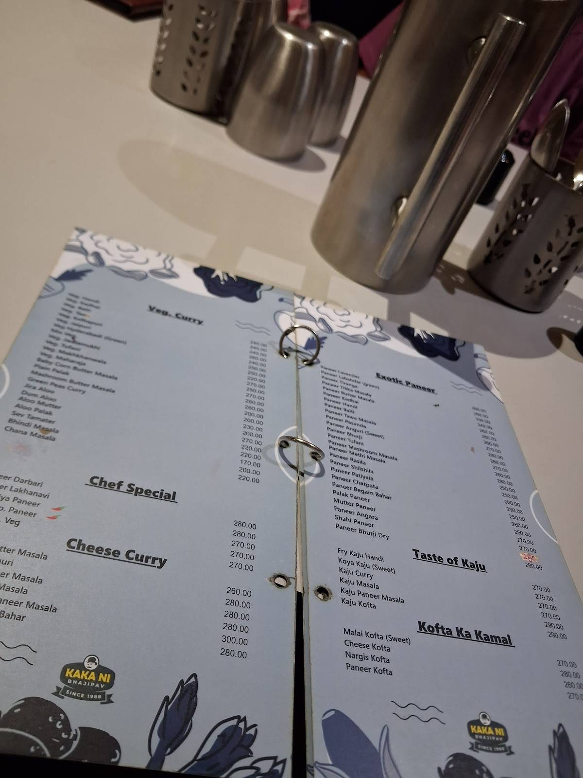 Kaka ni bhaji pav & fast food Best Fast Food Restaurant, Pav Bhaji Restaurant, Restaurant, Chinese Restaurant In Vadodara menu