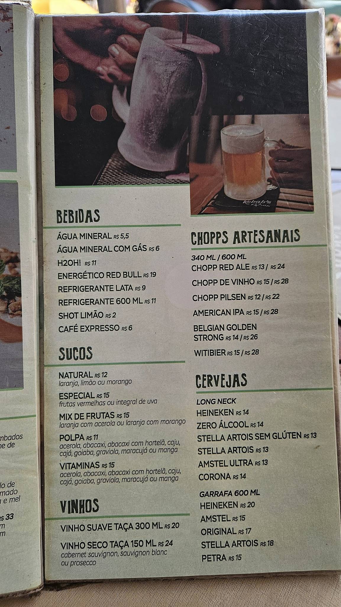 Kebab's Praia cardápio