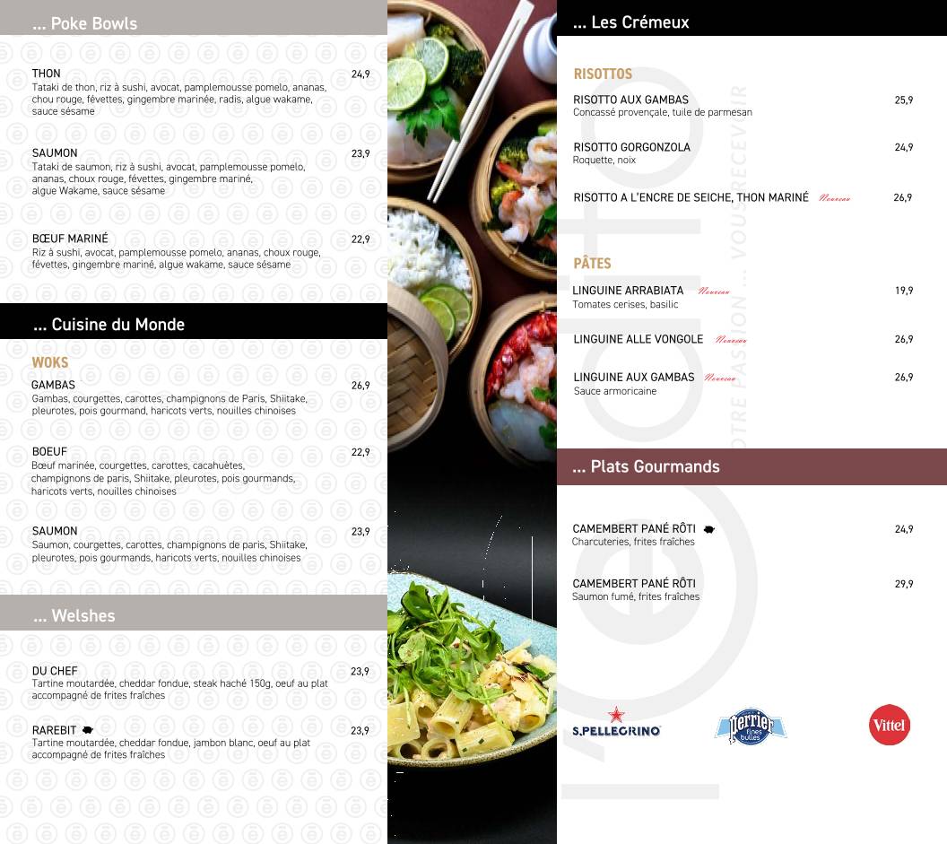 Menu de L'Edito Dijon