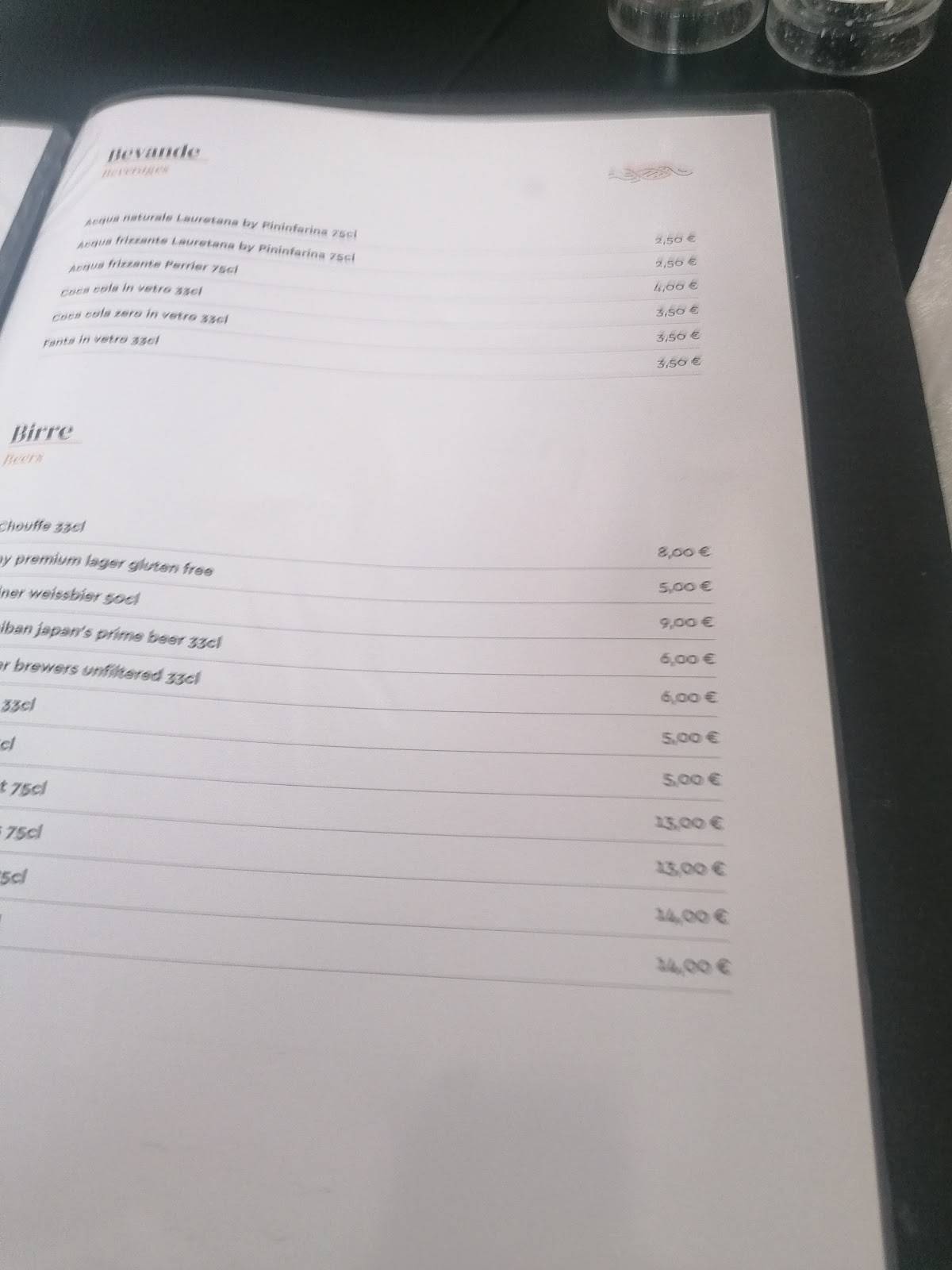 Menu di La Dogana Lecce - Bistrò 