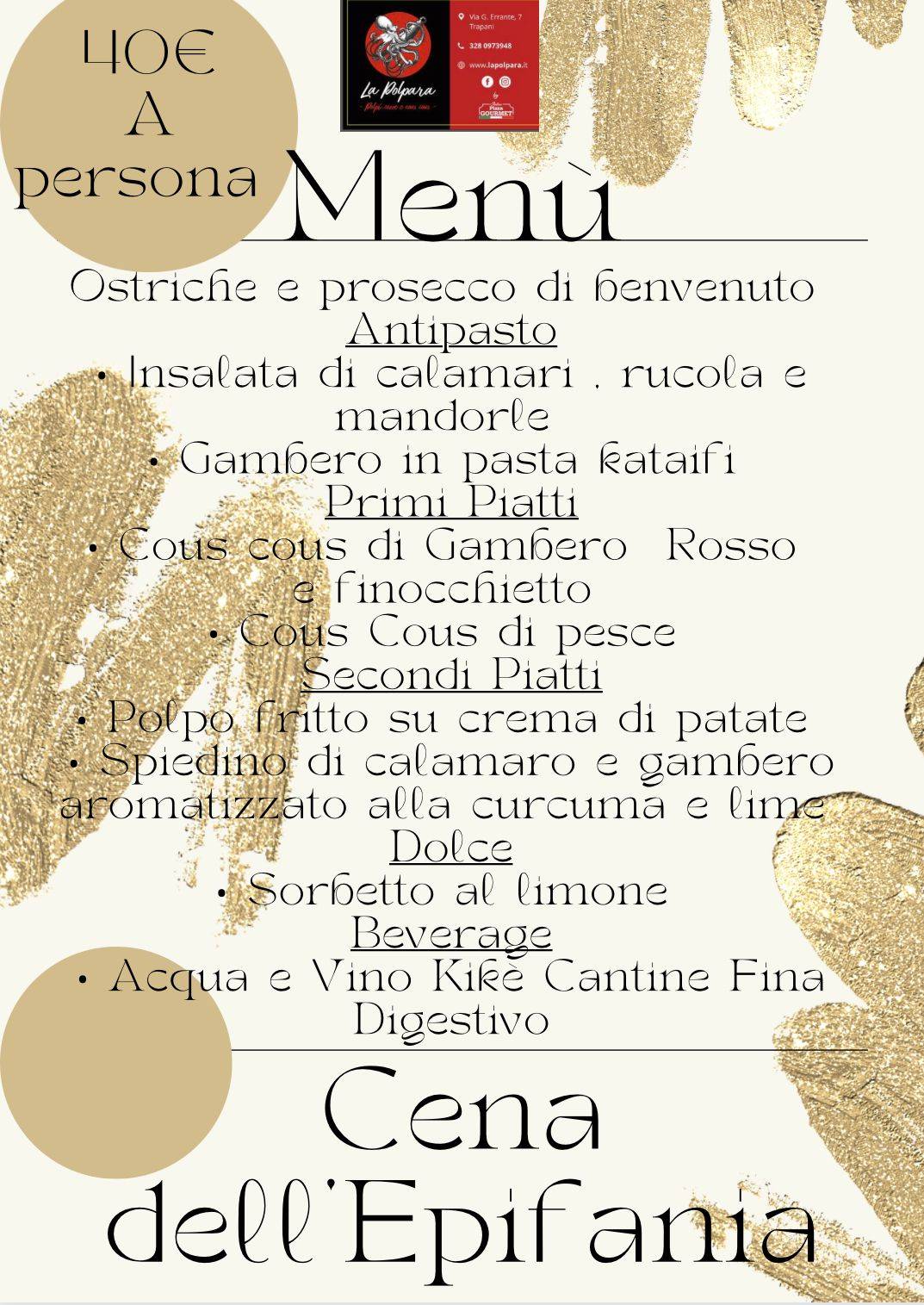 Menu di Ristorante La Polpara 