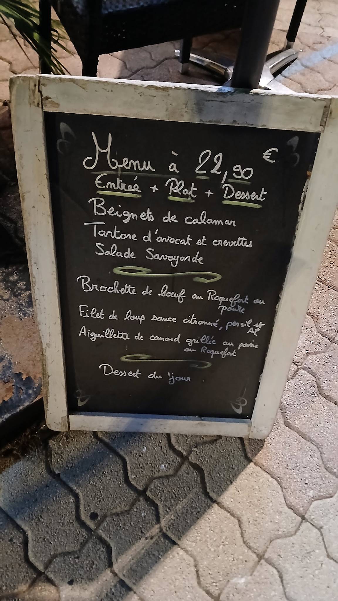 Menu de Restaurant Le Refuge - Savoyard