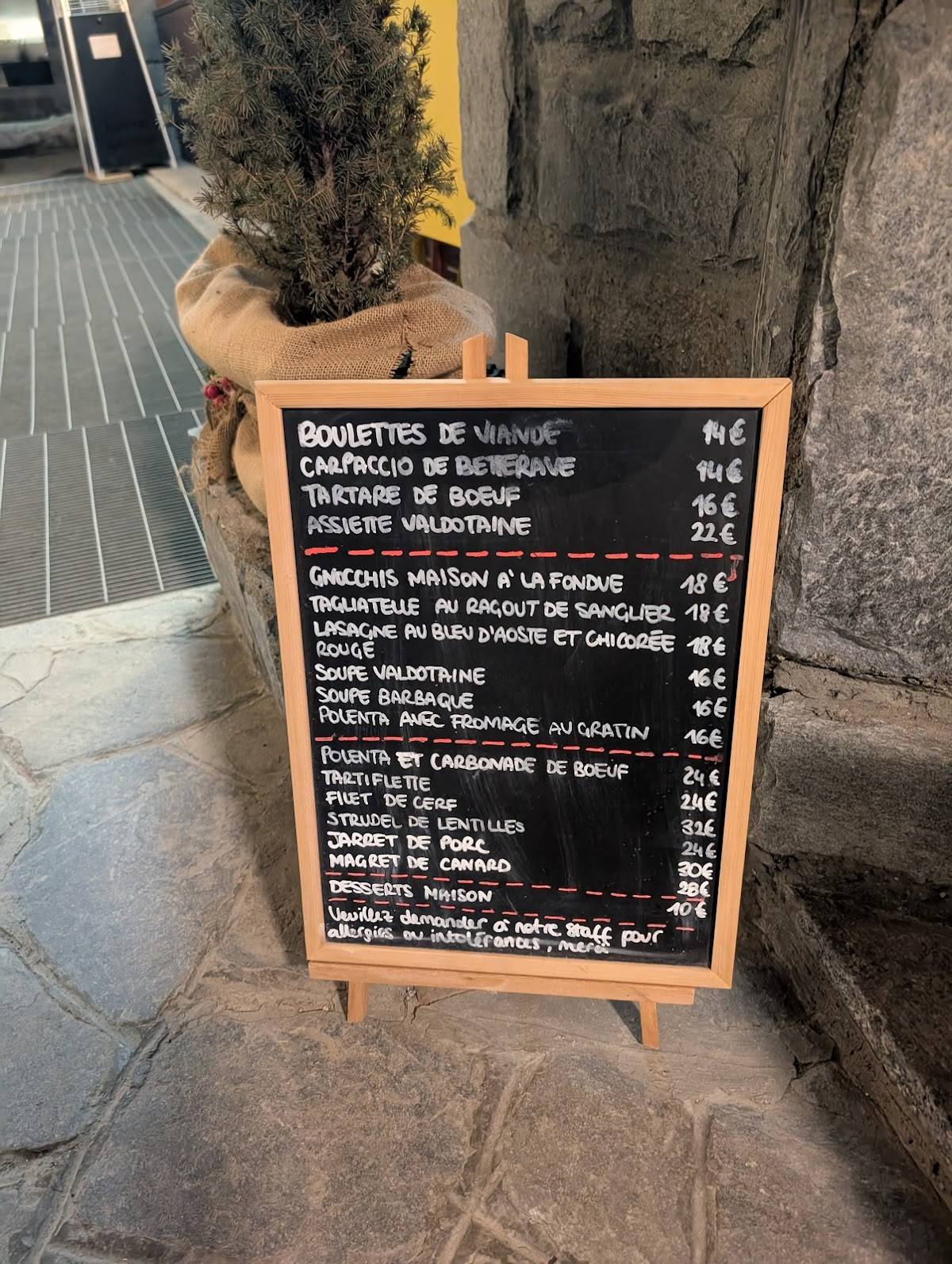 Menu di Lo Barbaboque Ristrò 