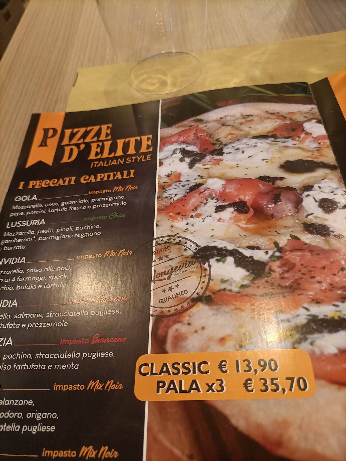 Menu di Pizzeria Longevia Viareggio 