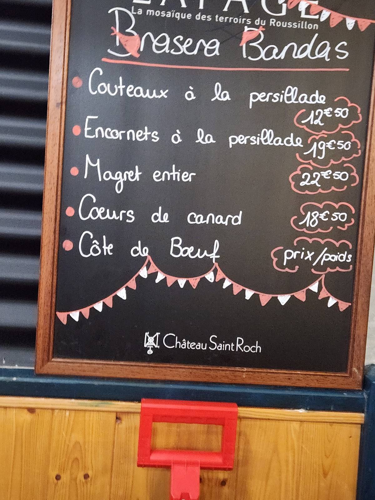 Menu de L'origan