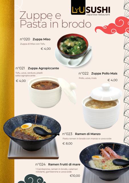 Menu di LyU Sushi Experience 