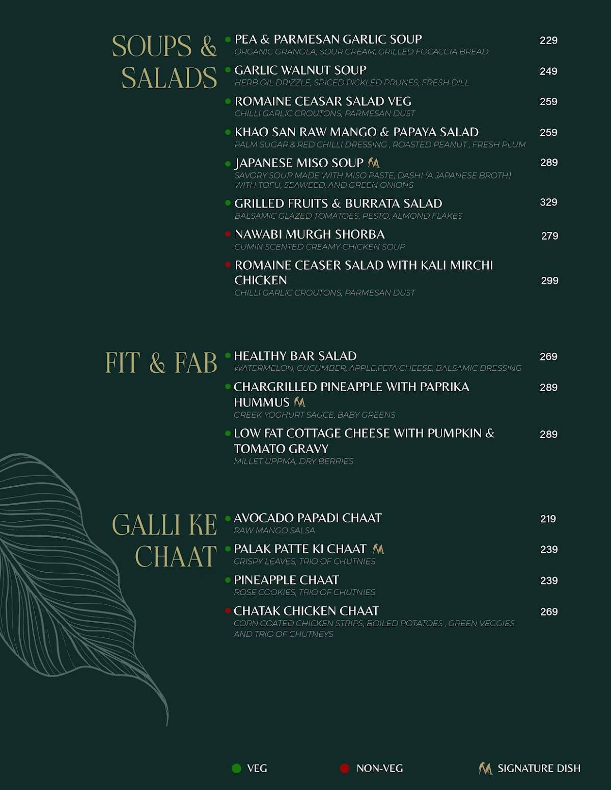 Macaw by Stories- OMR, Chennai menu