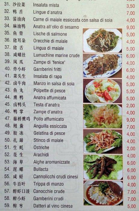 Menu di Mare D'Oro 